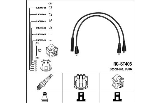 tändkablar RC-ST405 NGK