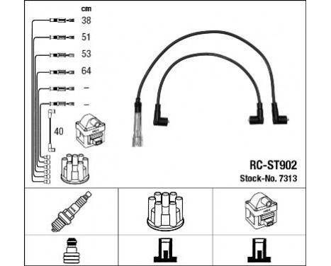tändkablar RC-ST902 NGK