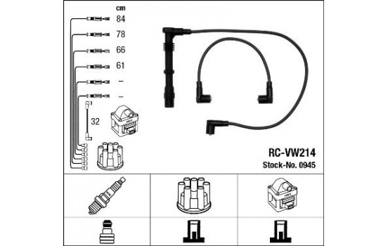 tändkablar RC-VW214 NGK