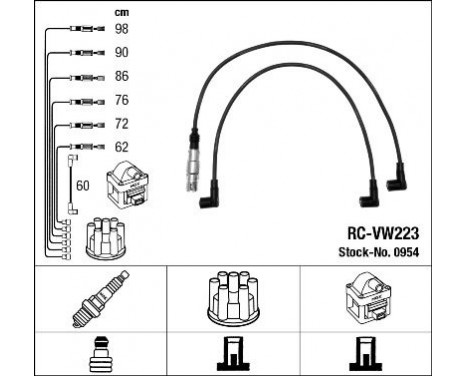tändkablar RC-VW223 NGK