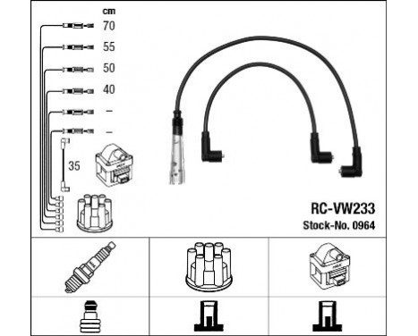 tändkablar RC-VW233 NGK