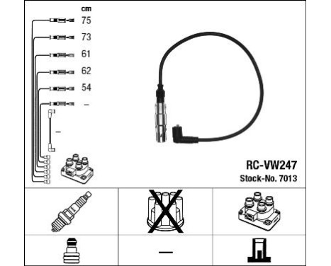 tändkablar RC-VW247 NGK