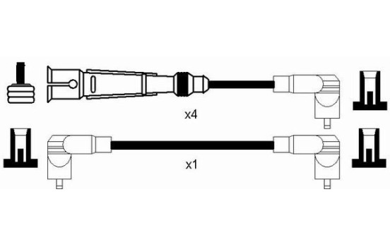 tändkablar RC-VW902 NGK, bild 2