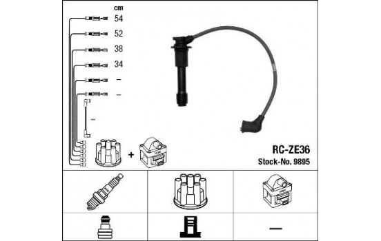 tändkablar RC-ZE36 NGK