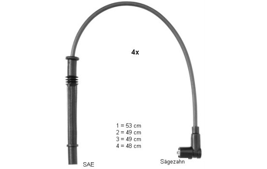 tändkablar ZEF1604 Beru