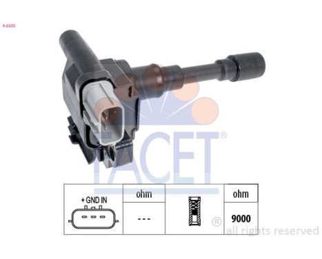 Tändspole Made in Italy - OE Equivalent 9.6435 Facet