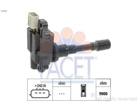 Tändspole Made in Italy - OE Equivalent 9.6470 Facet