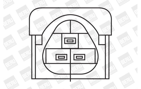 Tändspole ZS324 Borgwarner Beru, bild 4