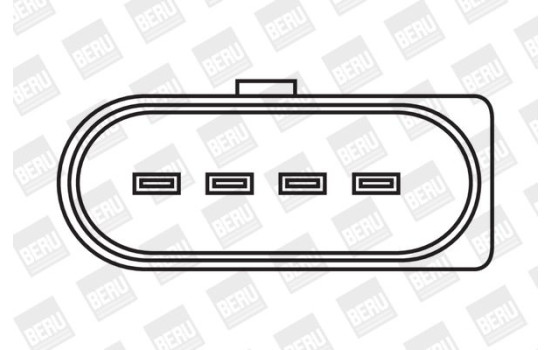 Tändspole ZSE031 Borgwarner Beru, bild 3