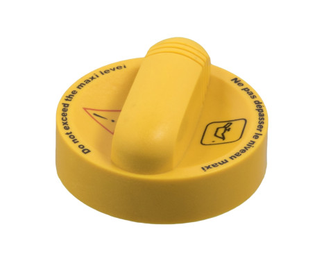 Lås, oljepåfyllningsrör