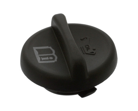 Lås, oljepåfyllningsrör