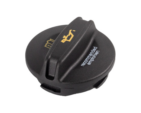 Lås, oljepåfyllningsrör