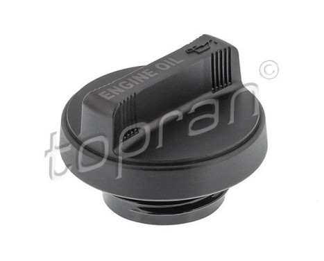 Lås, oljepåfyllningsrör