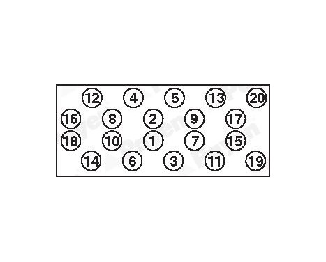 Bultsats, topplock, bild 2