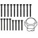Bultsats, topplock, miniatyr 2