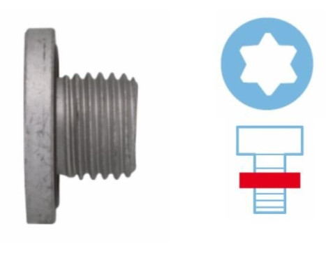 KIT BOUCHON DE VIDANGE OPEL M14 1.5, bild 2