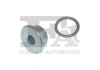 Låsskruv, oljetråg