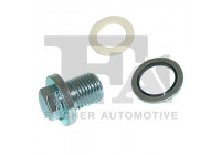 Låsskruv, oljetråg