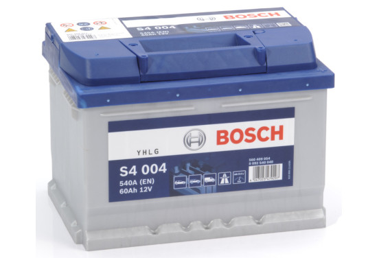 Bosch auto accu S4004 - 60Ah - 540A - voor voertuigen zonder start-stopsysteem