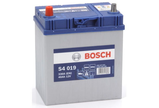 Bosch auto accu S4019 - 40Ah - 330A - voor voertuigen zonder start-stopsysteem