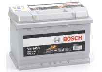 Bosch auto accu S5008 - 77A/h - 780A - voor voertuigen zonder start-stopsysteem