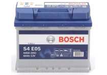 Bosch Blue auto accu S4E05 - 60A/h - 640A - aangepast voor voertuigen met start-stopsysteem