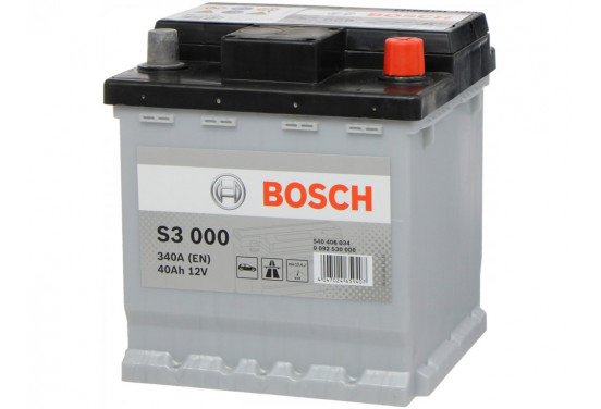 Bosch S3 000 Black Accu 40 Ah