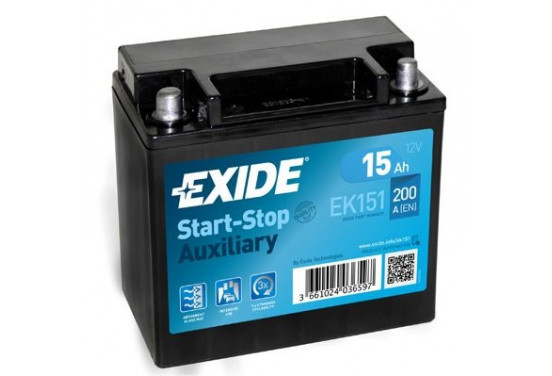 Exide Start-Stop Auxiliary EK151 15 Ah