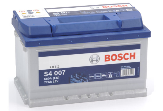 Bosch auto accu S4007 - 72Ah - 680A - voor voertuigen zonder start-stopsysteem
