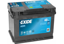 Exide Accu Start-Stop AGM EK600 60 Ah