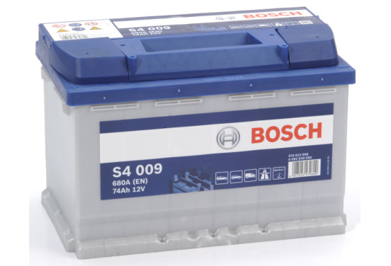 Bosch auto accu S4009 - 74Ah - 680A - voor voertuigen zonder start-stopsysteem
