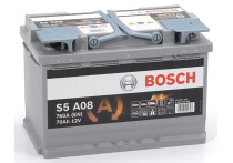 Bosch Silver auto accu S5A08 - 70Ah - 760A - aangepast voor voertuigen met start-stopsysteem