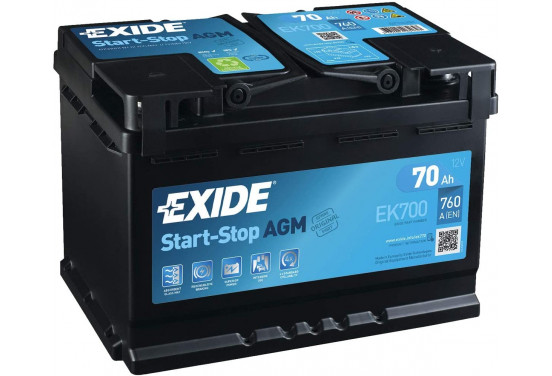 Exide Accu Start-Stop AMG EK700 70 Ah