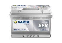 Varta Accu Dynamic EFB N70 70 Ah - 760A  - Voor voertuigen met start-stopsysteem