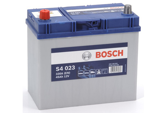 Bosch auto accu S4023 - 45Ah - 330A - voor voertuigen zonder start-stopsysteem