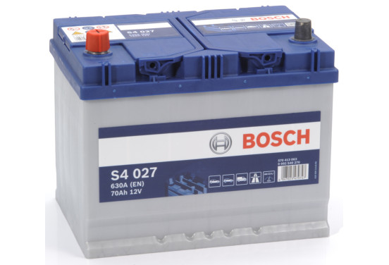 Bosch auto accu S4027 - 70Ah - 630A - voor voertuigen zonder start-stopsysteem