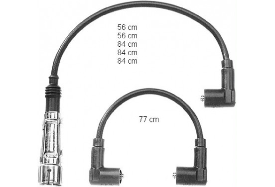 Bougiekabelset ZEF707 Beru