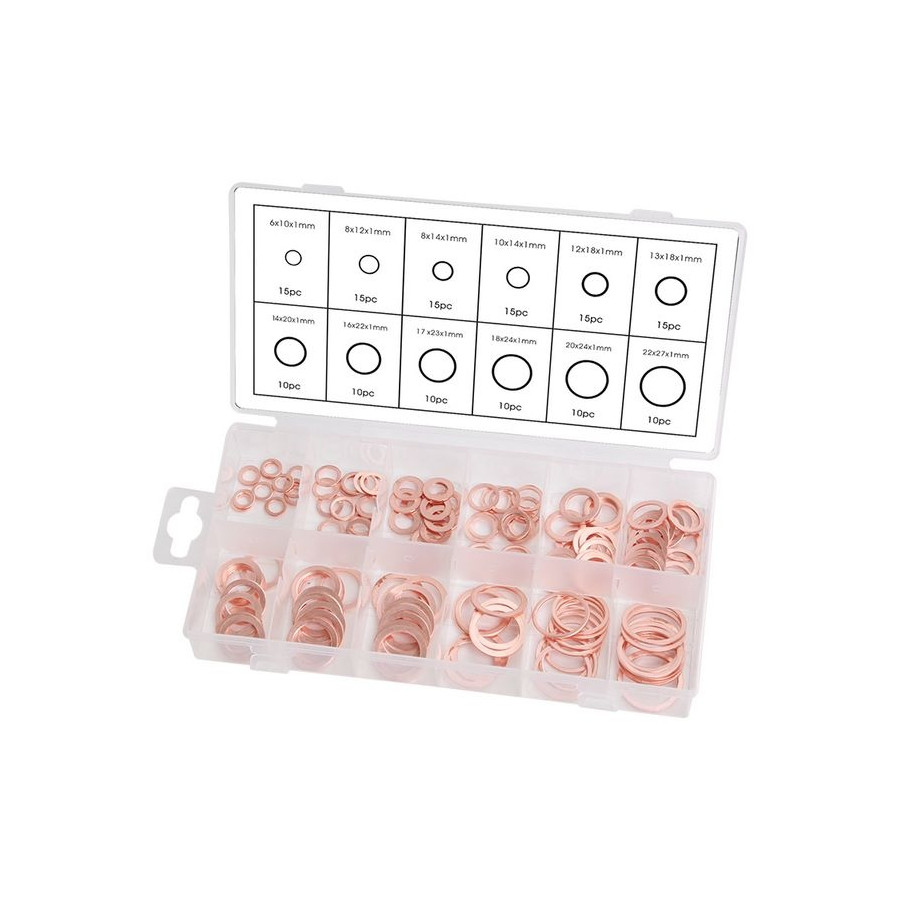 Pakker Ringen Assortiment Koperen ringen 150 pcs | Winparts.be - Carterpan toebehoren