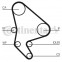 Distributieriem CT1063 Contitech, voorbeeld 4