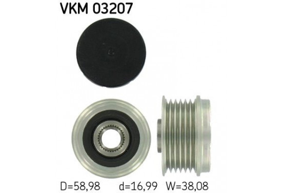 Dynamovrijloop VKM 03207 SKF