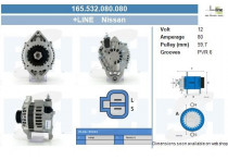 Dynamo Nissan 80A