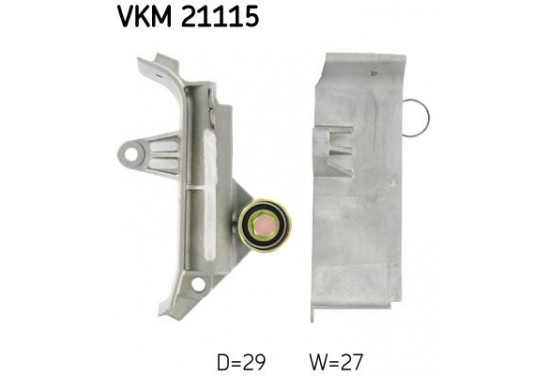 Geleiderol, distributieriem VKM 21115 SKF