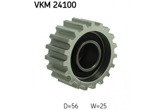 Geleiderol, distributieriem VKM 24100 SKF