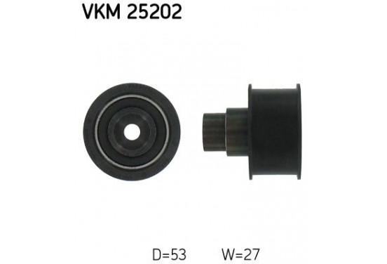Geleiderol, distributieriem VKM 25202 SKF