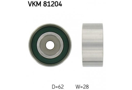 Geleiderol, distributieriem VKM 81204 SKF