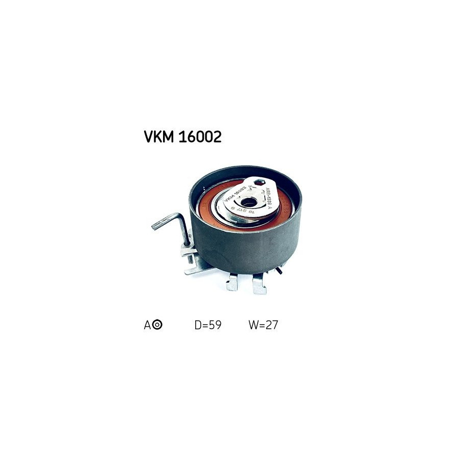 Geleiderol (poly) V-riem SKF VKM 33020
