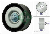 Geleide rol/omdraairol v-snaren