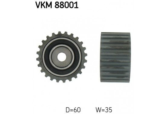 Geleiderol, distributieriem VKM 88001 SKF