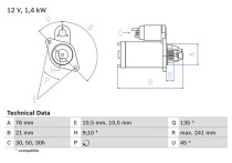 Startmotor / Starter