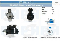 Starter Audi 1.4 kw